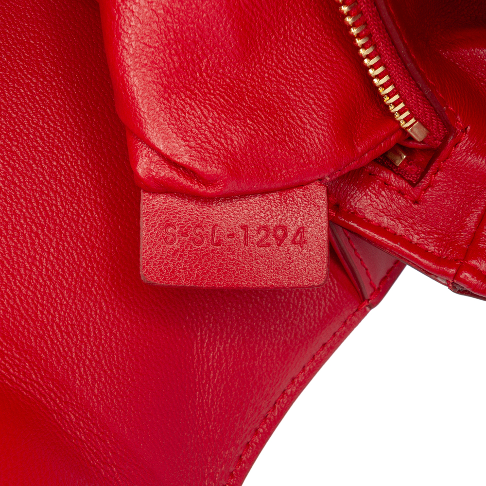 Pre-Loved Celine Teen Shiny Calfskin Triomphe Crossbody - Picture 6 of 11